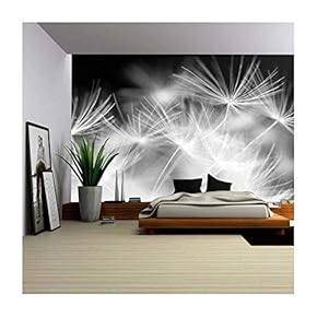 Macro Beauty Dandelion, Details - Removable Wall Mural | Self-Adhesive Large Wallpaper - 66x96 inches