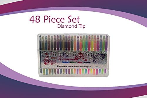 Gel Pen for Coloring - Case Included (48 Pieces)