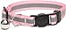Friends Forever Breakaway Cat Collar - 4 Pack Fancy Reflective Cat Collars Breakaway with Bell - Pink/Red/Black/Blue Adjustable Nylon