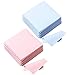 Pengxiaomei 100 Pack Jewelry Cleaning Cloth, Polishing Cloth for Sterling Silver Gold Platinum (Pink and Blue)