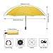 Fidus Inverted Reverse Sun&Rain Car Umbrella Large Windproof Travel UV Umbrella for Women Men - Auto Open Close(Yellow)