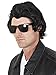 Kangaroo 50s Greaser Wig for Men – Black Elvis Wig – Halloween Costume Accessory for Men – Costume Party Cosplay Wig for Adults