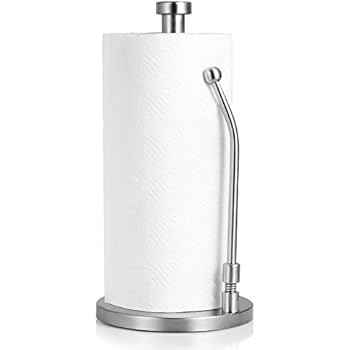 Amazon Com Standing Paper Towel Holder Stainless Steel Kitchen