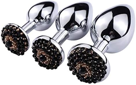 JKLCHU Stainless Steel Metal Anales Pl-ūgs Jewel Toy