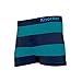 Knocker Men's Seamless Boxer Brief Stretchable Underwear 6 pcs, Assorted Colors (040M)