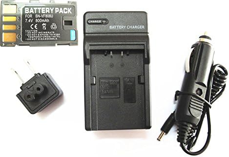 JIOOYEE Battery + Charger for JVC Everio GZMG360 GZ-MG360 GZ-MG360BU GZ-MG360BUS Camcorder