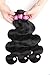 ISEE Body Wave Bundles Human Hair 1 Bundles 14 Inches Body Wave Human Hair Bundles Brazilian Virgin Hair Natural Black Color Bundles