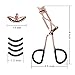 AMTOK Eyelash Curler With Refill Pad Lash Curlers Tool,Get Big Bold Curled Lashes(Rose Gold)