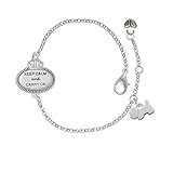 Mini Scottie Dog Delicate Keep Calm Bracelet