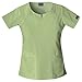 Cherokee Women's Round Neck Top, Sage Green, XX-Large