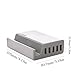 KMASHI 5-Port USB Charging Station 50W 10A, Desktop Charging Dock for iPhone iPad Samsung Galaxy S7 Edge S5 Note 4 Tablets