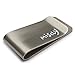 Miscly Stainless Steel Money Clip & Credit Card Holder - Velvet Carrying Bag Included