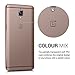kwmobile Case Compatible with OnePlus 3 / 3T - Clear Case Soft Slim Flexible Protective TPU Phone Cover - Rose Gold