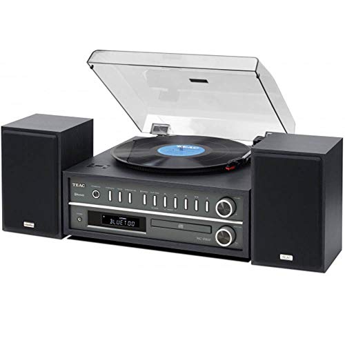 Teac MCD800B 20-watt Turntable System with AM/FM/CD/Wireless Technology in Black