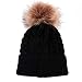 AMA(TM) Mom and Baby Winter Warm Knitted Wool Beanie Cap Hemming Hat