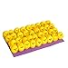 TUPARKA 36Pcs Easter Chenille Chicks Cute Fully Yellow Easter Chicks Baby Chicks with 4 Sheet Easter Stickers for Kids, Easter Egg Bonnet Decoration