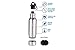 FROST Stainless Steel Beer Cooler Keeper Insulator + Keep Bottle Beer Cold+ Complete Bundle Includes Neoprene Carrying Case + Opener + Carabiner + Spacers - Fits Most 12 oz Glass Bottle