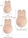 2 Pairs Women Lift Nipplecovers Rabbit Strapless Backless, Black, Size Large