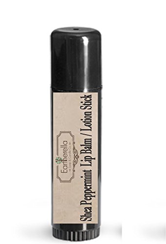 Giant Jumbo all-in-one LIP BALM & SOLID LOTION STICK - Shea Peppermint scent