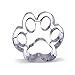 4 inch Large Dog Paw Cookie Cutter – Stainless Steel