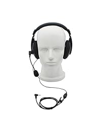 GoodQbuy - Auriculares profesionales con cancelación de ruido para Motorola MH230R MT350R MT352R MS355R MR355R Talkabout 2, radio de dos vías, Walkie Talkie