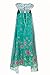HBB Girl Snow Princess Elsa Dress Costume with Long Glittering Flower Cape, SZ 5/6 Green …
