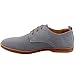 DADAWEN Men's Classic Suede Leather Oxford Dress Shoes Business Casual Shoes Grey US Size 10