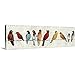 CANVAS ON DEMAND The Usual Suspects - Birds On a Wire Canvas Wall Art Print by Avery Tillmon, Contemporary, Home Decor, Wildlife Artwork, 36