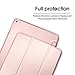 INFILAND Air 2 Case - Ultra Slim Smart-Shell Stand Cover with Translucent Frosted Back Protector (with Auto Wake/Sleep) for Air 2 9.7 Inch Tablet, Rose Gold