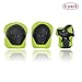 Kids Sports Safety Knee Elbow Wrist Protective Pads,Suitable for Skateboard,Biking,Mini Bike Riding and Other Extreme Sports(Green)