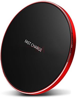 Fast Wireless Charger,Qi Wireless Charger Pad for iPhone 8/8 Plus /Nexus /Xperia Samsung Galaxy S8 Note 8 and All Qi-Enabled Devices Quick Charger Pad ,Provides Fast-Charging for Galaxy S8/S8+/S7/S7 e