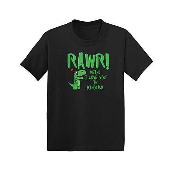 Rawr! Means I Love You in Dinosaur Infant/Toddler Cotton Jersey T-Shirt