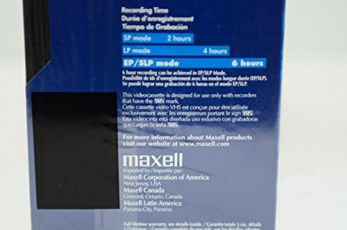 4 Maxell+Cassette+Standard+Grade+T+120