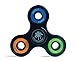 Fidget Toy - Tri Spinner Metal Ceramic Bearing High Speed Prime | Black Colorful | Anti ADHD ADD Anxiety; Non-3D Printed Upgraded SI3N4 Bearings | Cali Spinners