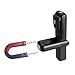 LED Cordless Work Light,Three trees COB Rechargeable Portable Hand Held Work Lamp with Hanging Hook, Magnetic Holders, 1200mAh Charging, Multifunction Flashlight (Black)