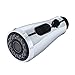 HOMEIDEAS Kitchen Pull-Out Faucet Male Spray nozzle Head G1/2 Faucet Head Replacement,Polished Chrome