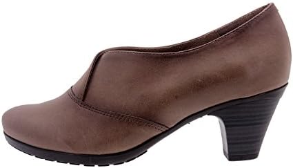 PieSanto Women's 3432 Café Leather Comfort Walking Shoes Extra Wide 40 W EU (9.5 - 10 C/D US Women)