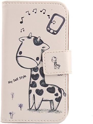 Lankashi Pattern Wallet Design Flip PU Leather Cover Skin Protection Case for Doogee S60/S60 Lite 5.2" (Giraffe)