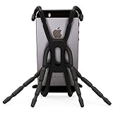 HDFREE® Spiderpodium Tablet Stand, Portable Spider Flexible Cell Mobile Phone Holder hanging Mount and Stand for iPod iPhone 4/4S/5/5S/6 Samsung Galaxy Andriod MP4 (Black)