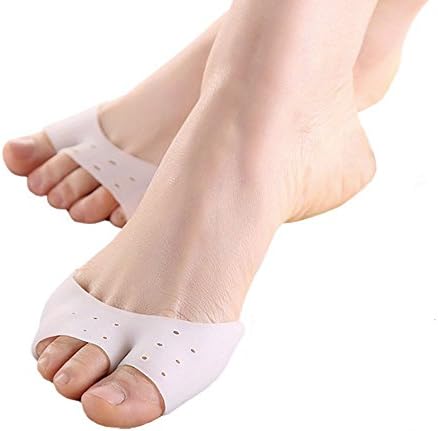 Care4UFoot Metatarsal Pads Half Toe Sleeve - Bunion & Forefoot Cushions(4 Pieces) Bunion Relief, Prevent Calluses and Blisters -Great for Diabetic Foot-Comfy Walk