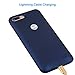 iPhone 7 Plus Battery Case,Smaiphone Ultra Thin Extended Rechargeable iPhone 7 Plus Case Battery with 3600mAh Capacity for Lightning Cable Charged (Blue)