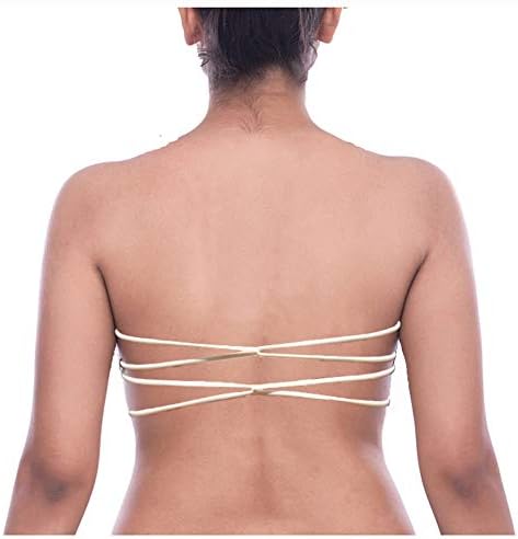 Strapless Cross Back Padded Bralets or T-Shirt Bra Free Size