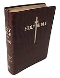 KJVER Sword Study Bible Personal Size Large Print Walnut Alligator Bonded Leather: King James Version Easy Read