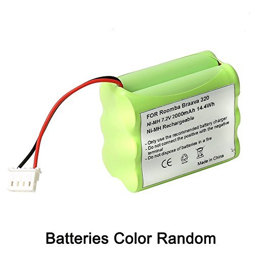7.2v Ni-Mh Mint 4200 4205 GPHC152M07 Battery Replacement for iRobot Braava 320 321 Mint 4200 4205 Floor Cleaner Robot 4408927