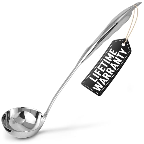 LIANYU Brushed Stainless Steel Spoon Rest, Heavy Duty Stable Spatula