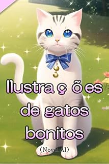 Livro Ilustrações de gatos bonitos (Novel AI)