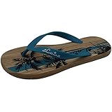 MISTMANIA Summer Women's Aqua Blue Slippers Outdoor &amp; Indoor Sandals Mix Flip Flops 5 M US