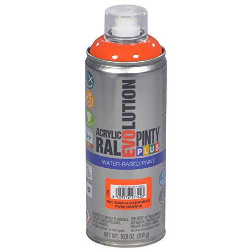 Pintyplus Evolution Water Based Spray Paint 10.9 oz, Environmentally