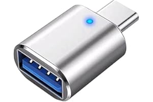 USB 3.0 to Type-C Adapter with Indicator Light OTG Data Charging Adapter for Vehicle Type C Mobile Phone Keyboard Fashion des