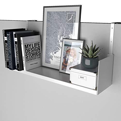 Wallniture Libro Cubicle Shelf 24" Cube Storage Organizer Bookshelf
